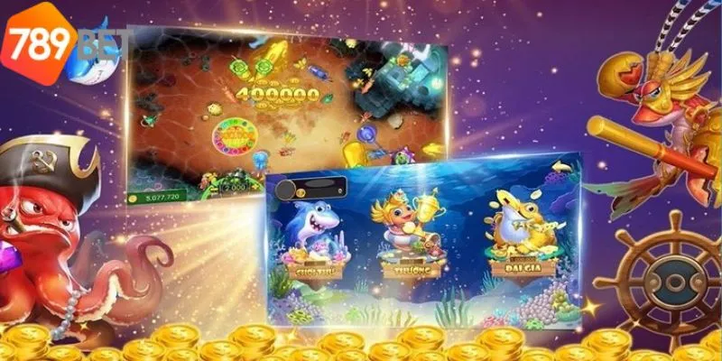 Nhiều tính đặc biệt trong game bắn cá hải tặc